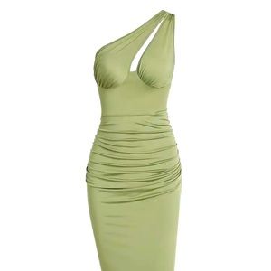 Women mint green summer dress sexy style size medium